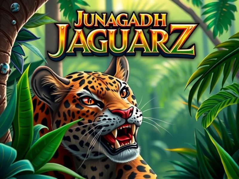 Junagadh Jaguarz game cover showing a jaguar in a jungle setting